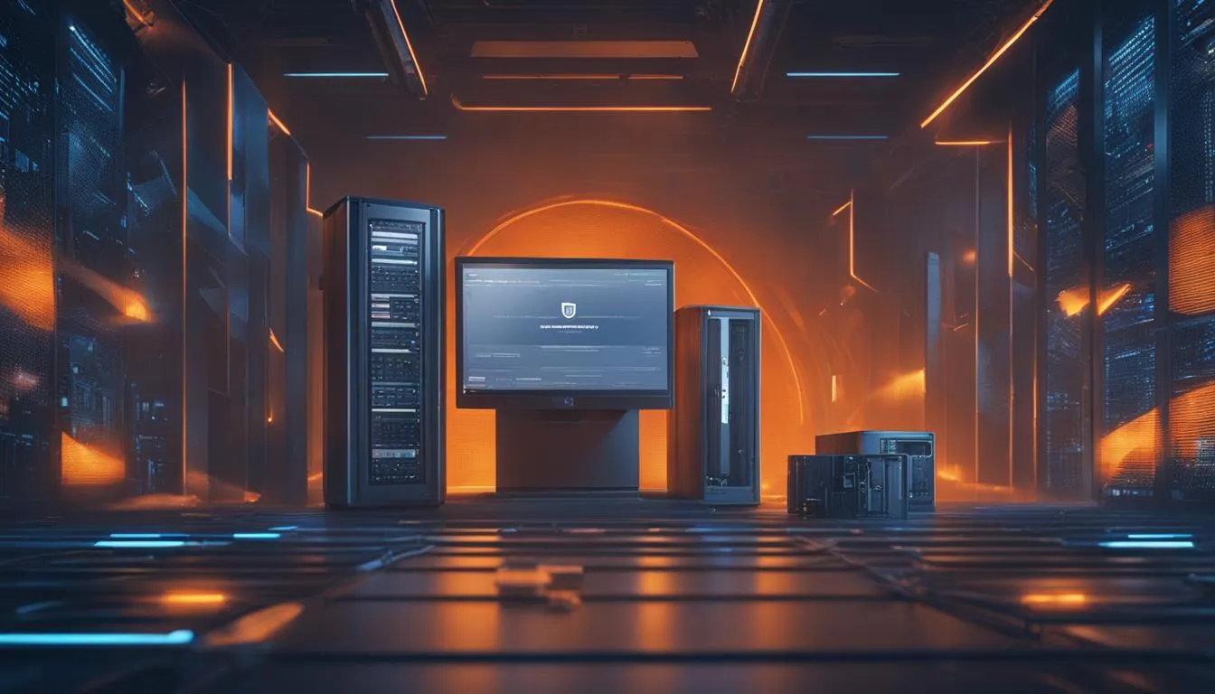 Ilustracja zabezpieczonego ruchu DNS między komputerem a serwerami w internecie